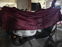 法瑞纳雨衣电动车男女双帽檐雨披加大加厚电瓶车摩托车自行车骑行雨具 9XL双人(遮脚款）红色 实拍图