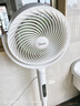 美的（Midea）【语音智能】一级能效直流变频轻音空气循环扇家用卧室换气扇桌面遥控电风扇大风力落地扇GDJ24WYJ 实拍图