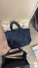 得力学生补习袋 超轻大容量多功能手提袋购物袋 拎书袋 儿童美术袋补课书包 蓝色男女孩礼物开学必备 实拍图