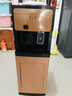 夏新 立式饮水机家用桶装水冷热两用制冷制热饮水器台式小型喝水机热水机矿泉水落地式上置水桶 香槟金单门-推杯取水 制热型 实拍图