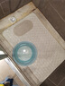 七七家浴室洗澡防滑地垫卫生间淋浴脚垫多功能按摩防摔垫子 米色60*90cm 实拍图