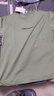 LeoHan短袖t恤男日系简约纯棉体恤宽松潮流百搭美式休闲上衣服夏季 绿色 M （建议110-130斤） 实拍图
