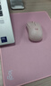 罗技（Logitech）M221无线鼠标 办公鼠标 静音鼠标 笔记本台式机家用带USB接收器 多色可选 M221-茱萸粉＋【鼠标垫】 实拍图