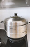 苏泊尔304不锈钢蒸锅三层加大蒸煮两用锅汤锅34cm电磁炉燃气通用SZ34B17 实拍图
