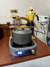 美的（Midea）电陶炉电磁炉煮茶器 养生煮茶炉 小型小功率家用宿舍烧水煮茶小米粥火锅炉 办公室围炉煮茶低辐射 10W1-002S【不挑茶具 低频辐射】 实拍图
