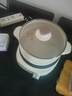 美的（Midea）电煮锅 电火锅 电热锅 电炒锅 分体式可拆洗 2.6L小电锅 学生宿舍多功能锅泡面锅 XZC2088S 配蒸笼 实拍图