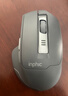 英菲克（INPHIC）M9 无线鼠标可充电轻音办公人体工学电脑台式笔记本2.4G通用便携Typec 灰【可视电量】 实拍图