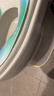 富居马桶垫3A抗菌防护2对马桶贴绒面坐垫马桶圈可水洗 绿+灰 实拍图