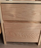京东京造实木床头柜 天然橡胶木|大容量2抽 卧室收纳柜储物柜 CB02 实拍图