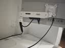 AOC显示器支架升级款不沉头桌面升降支架臂旋转电脑架屏幕支架居家办公电脑支架 AM400PLUS(白色) 实拍图