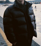 Abercrombie & Fitch男装25秋冬新款美式双拉链LOGO立领羽绒服外套132-5199 棕色 L (180/108A) 实拍图