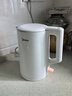 美的（Midea）电热水壶家用烧水壶泡茶0涂层食品级304不锈钢自动断电双层防烫全钢无缝1.5L大容量 MK-HJ1566 实拍图