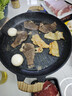 onlycook韩式烤肉盘煎烤盘牛排煎锅不粘锅烧烤盘家用低油烟明火烧烤盘 实拍图