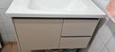 九牧王世家太空铝蜂窝浴室柜组合陶瓷一体盆洗漱台奶油风铝合金洗手盆洗脸盆 全铝柜71CM【奶油风/双抽屉】#不配镜子 实拍图