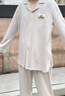 有棵树【60支纯棉】睡衣男新疆棉夏款空调服长袖家居服套装【特惠清仓】 实拍图