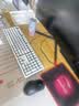 桦林语加固电脑桌台式家用卧室一体写字现代简约书桌学习办公室电竞桌子 白架子+浅胡桃面【16MM厚加固款】 长100宽70高75cm 实拍图