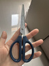 得力【超级爆款】得力(deli)3把170mm中号剪刀（2黑1蓝）办公生活家用手工剪纸刀 办公用品 33306 实拍图