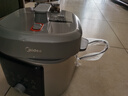 美的（Midea）【国家补贴】浓香小飞侠电压力锅有钛0氟0涂层双胆高压锅5L智能预约家用煲汤4-6人煮饭煲E5825N 实拍图