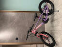 凤凰山地自行车男女变速山地车碟刹青少年儿童自行车学生单车 星际 粉紫【铝架】21速+后座车灯+三刀 20寸【适合125-160cm】 实拍图