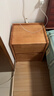 京东京造家居悦枫实木床头柜 天然橡胶木双层储物 收纳卧室储物柜原木色 实拍图