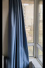 铭聚布艺（MINGJU）全遮光窗帘成品窗帘布遮阳帘 涤塔夫优雅蓝2.5宽*2.0高挂钩式单片 实拍图
