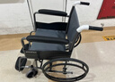 鱼跃(yuwell)轮椅H050钢管升级加固可折叠老人轮椅车老年轻便折叠轮椅 实拍图