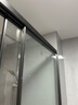 东鹏淋浴房浴室隔断一字干湿分离卫生间玻璃门淋浴隔断浴屏定制下沉式 行业独家-极窄单移 枪灰2㎡ 金属包边+双阻尼+3D密封系统+1.0不锈钢 实拍图