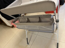 费林斯曼尿布台婴儿护理台多功能操作台新生儿抚触台宝宝洗澡换尿布台 银河灰【PLUS-置物篮+晾衣杆+隔尿垫+定型枕+小水盆】 安全防护  五档可调节 实拍图