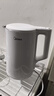 美的（Midea）电热水壶家用烧水壶泡茶0涂层食品级304不锈钢自动断电双层防烫全钢无缝1.5L大容量 MK-HJ1566 实拍图