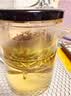 尚明（SAMADOYO）飘逸杯泡茶壶过滤加厚玻璃泡茶器小容量泡茶具耐热可拆洗玲珑杯 黑色盖350ml 实拍图