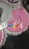 鲸保婴儿游泳圈0-12个月脖圈 新生儿游泳圈宝宝洗澡颈圈K5012粉色大码 实拍图