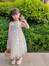 G.duck童装女童连衣裙夏季蛋糕裙儿童公主裙夏天超仙蝴蝶仙子蓬蓬裙女孩 彩虹蝴蝶geaaoaq【夏款】 120 尺码5~6岁【110-120cm】 实拍图
