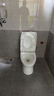 九牧（JOMOO）马桶 家用虹吸式马桶大冲力节水坐便器 防臭瞬冲 易洁抗菌马桶 行业爆款-双旋暴风冲11370-305坑 实拍图