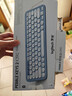 罗技（Logitech）时尚系列K390无线蓝牙键盘 超薄便携 新升级 蓝色 79键 实拍图