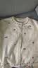 茵曼温柔甜美蘑菇刺绣毛衣2026秋女装新款针织开衫外套 浅杏色 M 实拍图