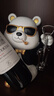 赟娅创意暴力熊客厅酒柜摆件轻奢高档展示桌面红酒架装饰乔迁开业礼品 西装熊酒架【含开瓶器】 实拍图