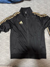 阿迪达斯（adidas）外套男女春季跑步运动立领拉链夹克外套运动服 黑/金 2XL 实拍图