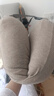 MUJI舒适颈部靠枕 午睡枕U型枕旅行枕办公室头枕靠枕学生护颈枕 米色 实拍图
