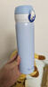 艾蒙多真空不锈钢保温杯女男学生便携时尚简约水杯 保冷防漏杯子500ML 天蓝色500ml 实拍图