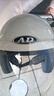 AD新国标3C认证电动车头盔男女士四季通用电瓶车安全帽女款夏季双镜防晒骑行轻便半盔165-1初遇米 实拍图