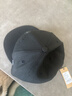 力嘶（RIOREX）帽子男平沿帽防晒遮阳嘻哈帽简约时尚街头百搭棒球帽男大头围帽 黑色（6片帽） 62cm（大头可调节） 实拍图