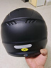 凤凰（Phoenix）新国标A类3C认证电动车摩托车头盔双镜片防雾防风保暖哑黑 男女四季通用电瓶车3/4半盔冬季安全帽 实拍图