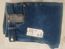 京东京造【已售30w件+】牛仔裤男士休闲裤子男款直筒高端春夏季新款深蓝34 实拍图