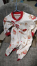 优奇婴儿衣服连体衣新生儿满月白天哈衣宝宝周岁春秋纯棉衣服外出 实拍图