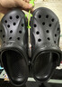 卡骆驰（CROCS）贝雅洞洞鞋男鞋女鞋轻便耐磨一脚蹬拖鞋休闲鞋百搭花园鞋|10126 黑色-001 43 (270mm) 实拍图