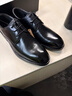 奥康官方男鞋春秋季新款男士英伦商务正装皮鞋真皮通勤德比鞋新郎婚鞋 黑色 1243111091 42 (260mm)顺丰包邮 实拍图