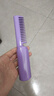 无线直发梳【戴森平替】负离子便携蓬松神器温控直卷两用男女通用内扣高颅顶不伤发便携礼物 紫色 30mm 【旗舰款】蓬松高颅顶+防烫设计 实拍图