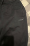 鸿星尔克运动裤男春夏季新款户外休闲梭织束口长裤九分裤男士裤子卫裤男裤 【四季常规束脚款】正黑-2103 L 实拍图