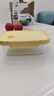 希乐扣Cilock玻璃饭盒上班族带饭 微波炉可加热餐盒便当盒大容量保鲜盒 无分隔 实拍图