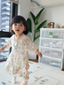 威尔贝鲁【吸湿排汗】婴幼儿童睡袋1-3岁宝宝前4后2夏季薄款睡衣樱野粉M 实拍图
